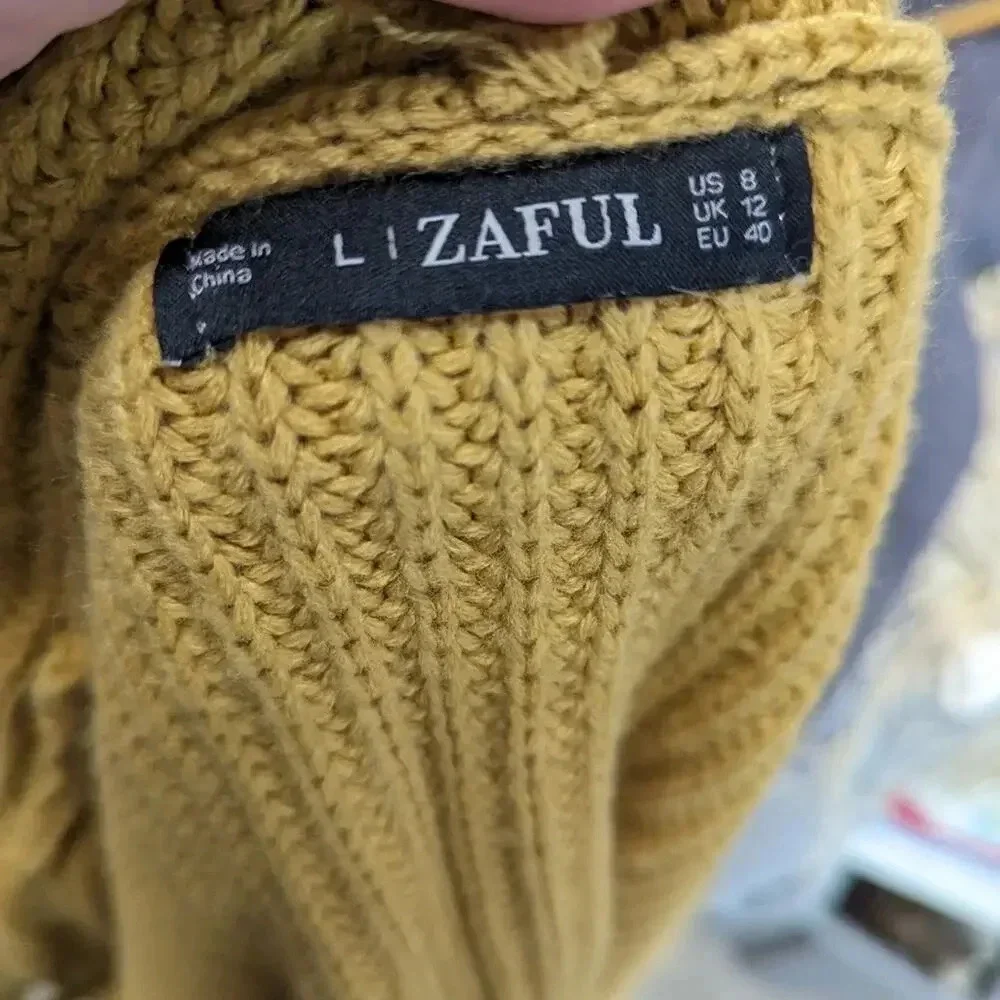 Zaful fringed hooded